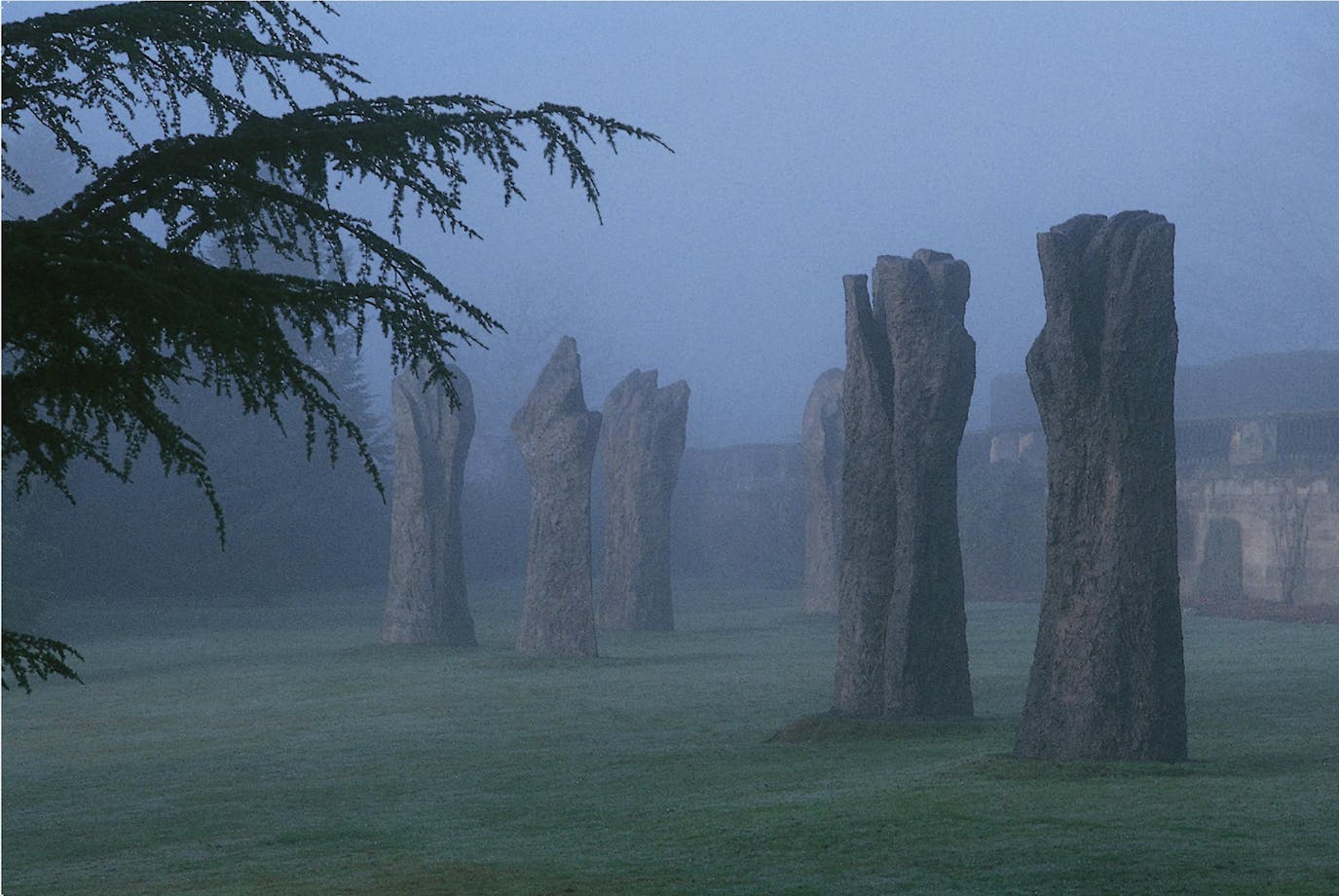 1995: Yorkshire Sculpture Park, Wakefield i Storbritannia, med verket Håndlignende trær, 1994