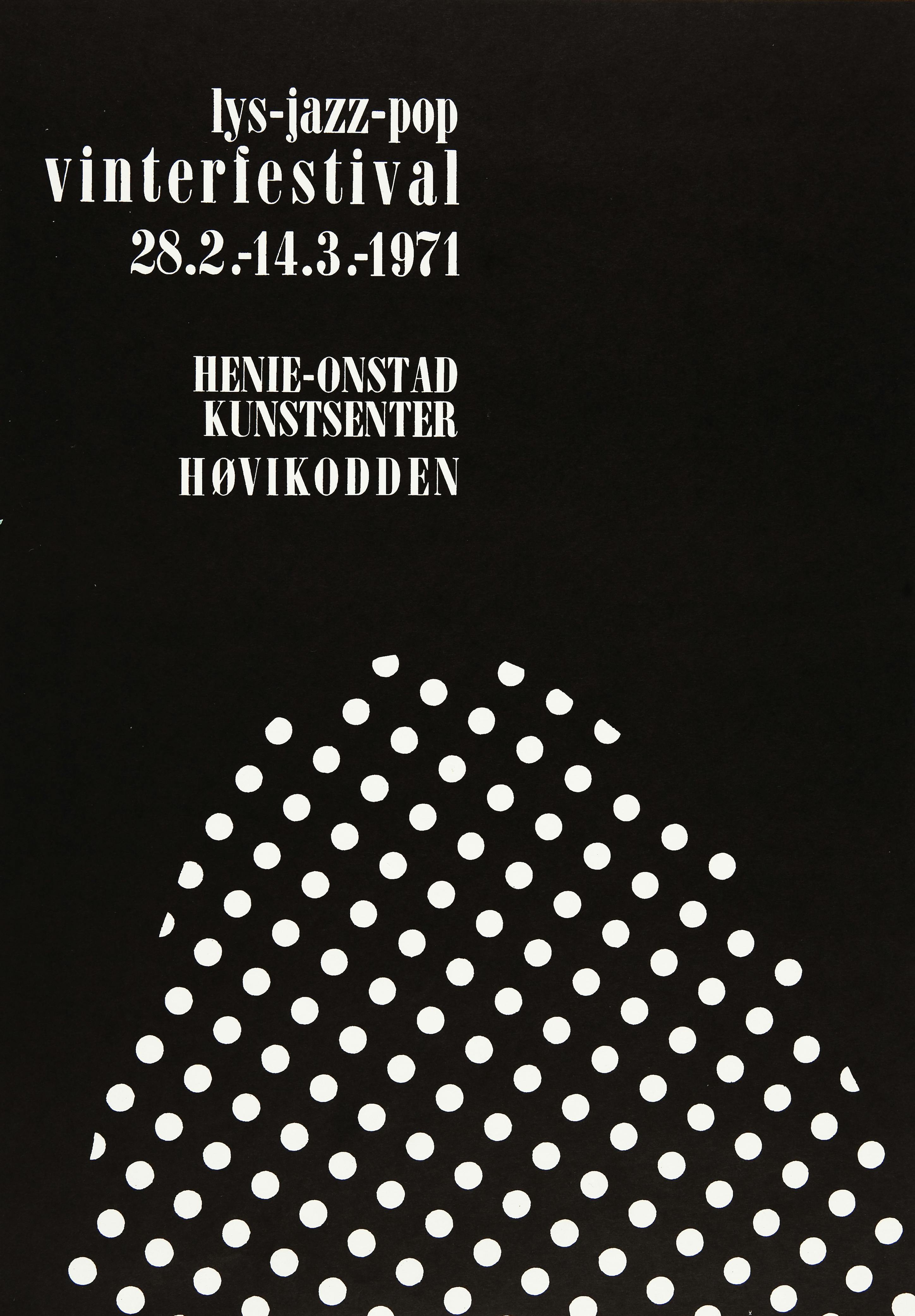 Ukjent kunstner Vinterfestival 1971