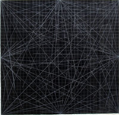 SKETCH for a wall drawing by SOL LEWITT