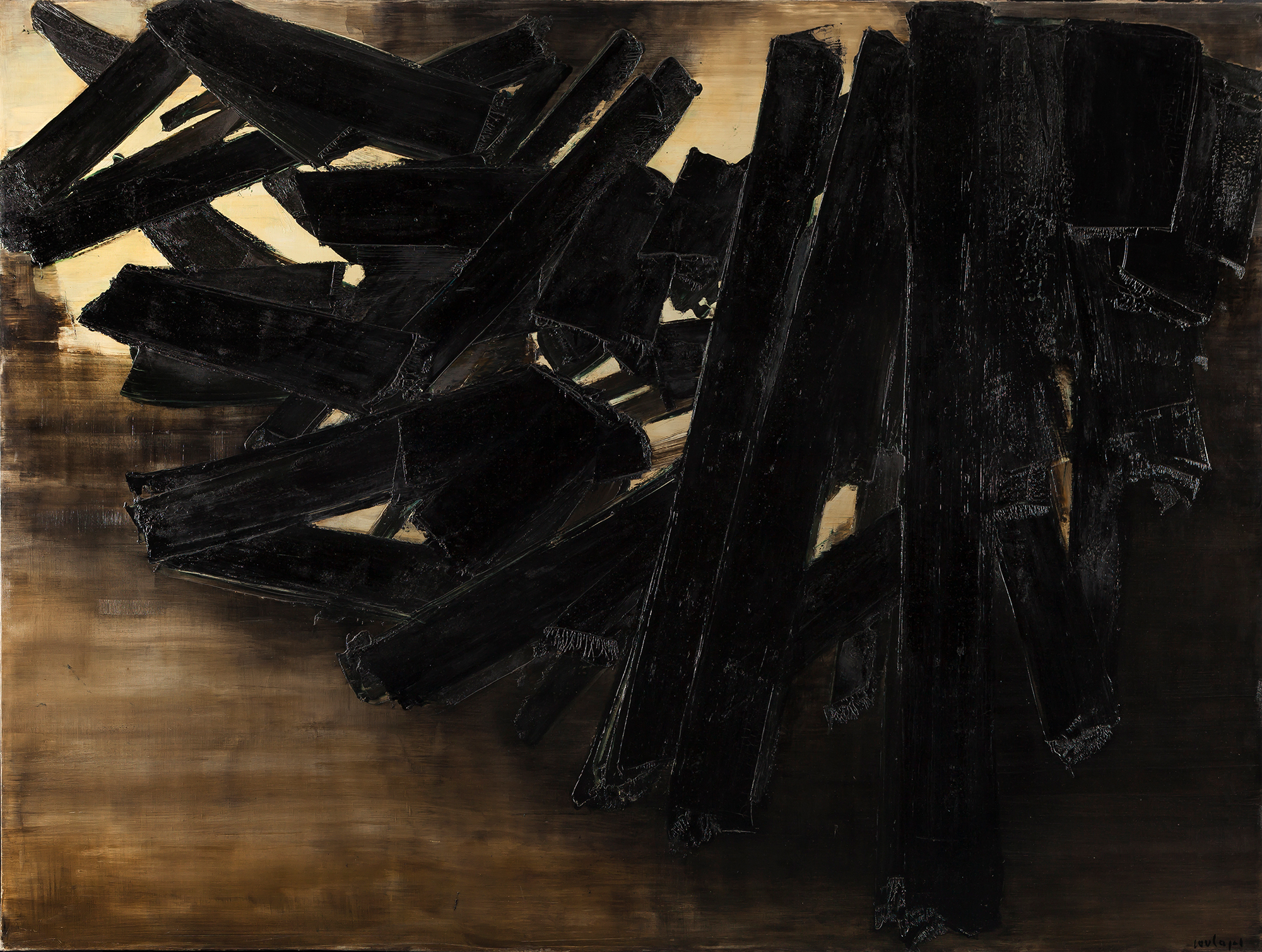 Pierre Soulages, Peinture, 1954, Henie Onstad-samlingen