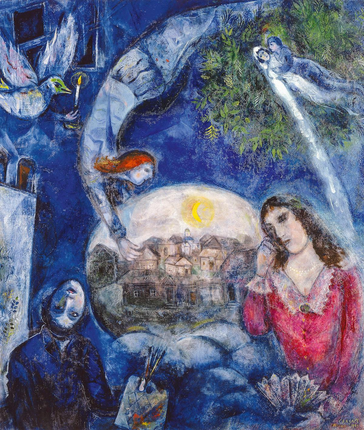 Schirn Presse Chagall Um sie herum 1945 Centre Pompidou
